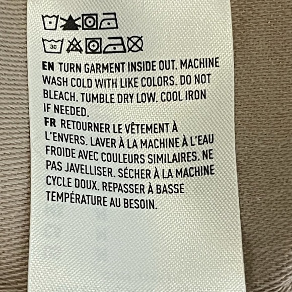 American Eagle Khaki Pullover Shirt Women's Small Petite Casual Top - Picture 8 of 9